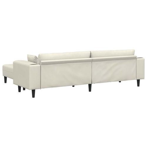 Диван 3 pcs Крем 250 x 188 x 76 см Кадифе
