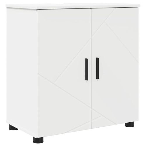 Комплект мебели за баня 4 бр. Бяло 61 x 35 x 64 см