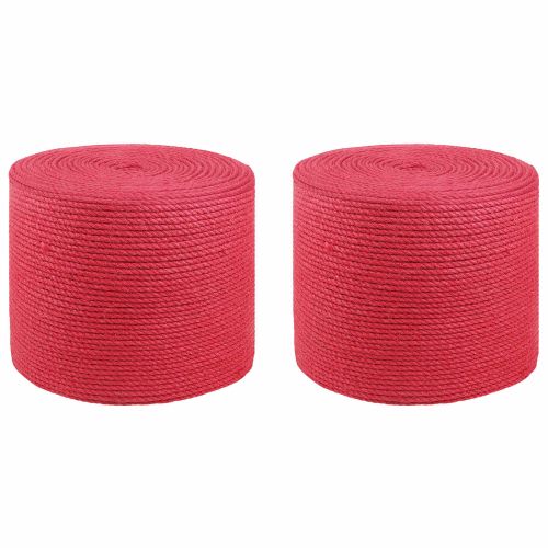 Въже от юта 2 pcs Червено 100% Тоса юта