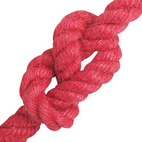 Въже от юта Червено 100% Тоса юта