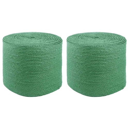 Въже от юта 2 pcs Зелено 100% Тоса юта