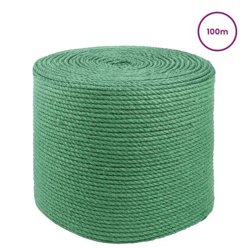 Въже от юта 10 pcs Зелено 100% Тоса юта