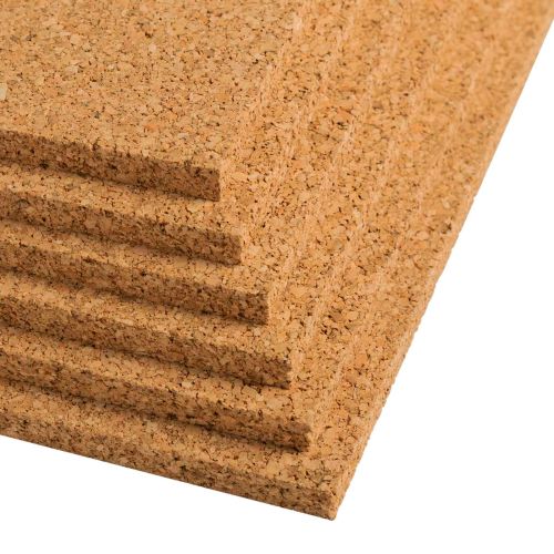 Корков лист 12 pcs 100 x 50 x 1 см Корк Кафяво