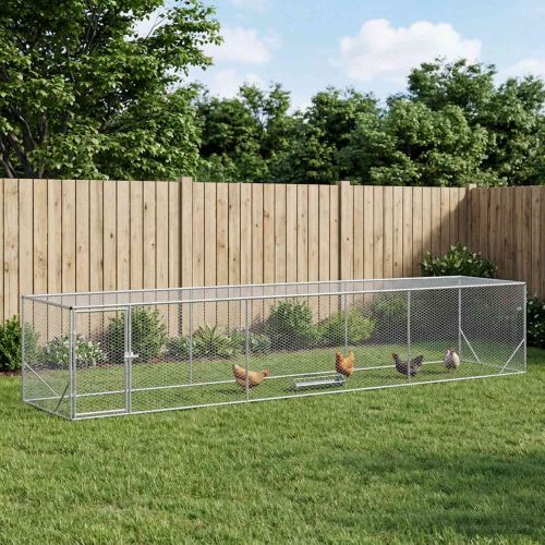 Птича птица Сребристо 500 x 100 x 100 cm Поцинкована стомана