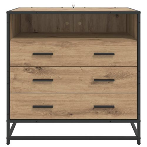 Чекмеджетен шкаф 3-Чекмедже Дъб артизан 70 x 41 x 70 см