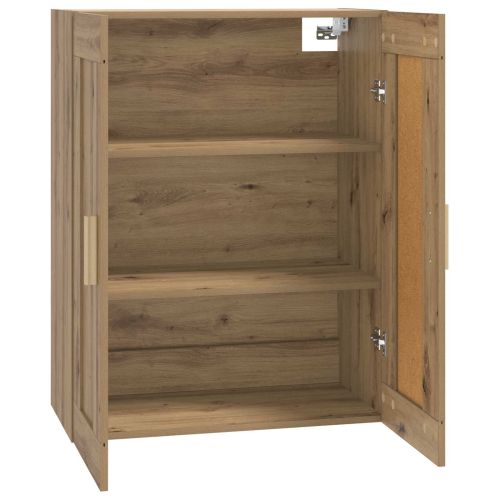 Стенен шкаф Монтиране на стена Дъб артизан 69,5 x 34 x 90 см