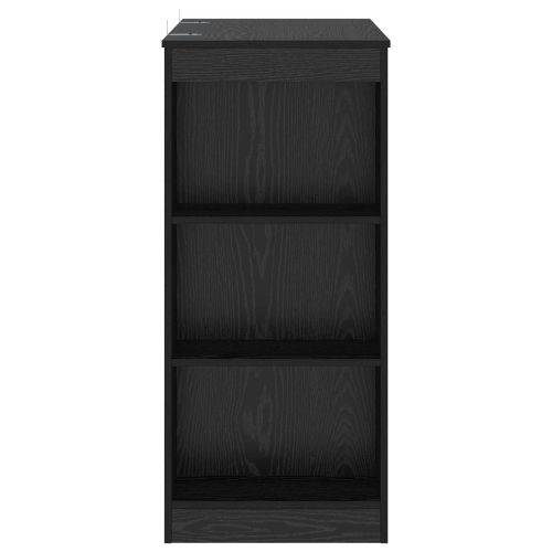 Бар маса 95 x 47 x 103,5 см Инженерна дървесина Черен дъб