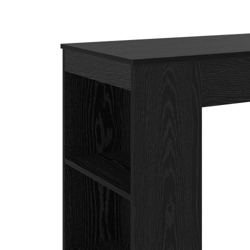 Бар маса 95 x 47 x 103,5 см Инженерна дървесина Черен дъб