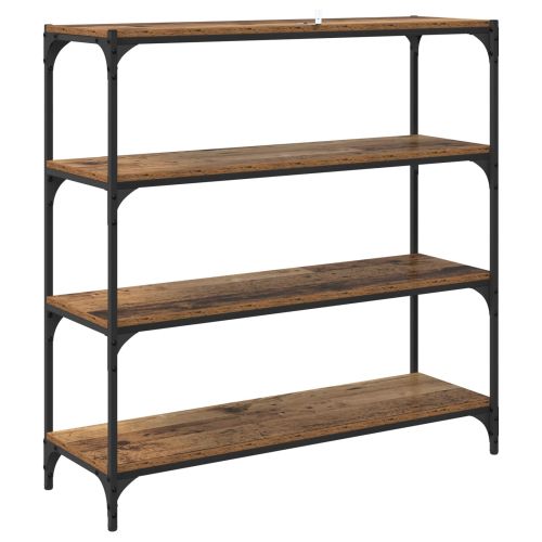Шкаф за книги Старо дърво 100 x 33 x 100 см