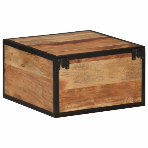 Стенно нощно шкафче 35x35x20 см масивна акация