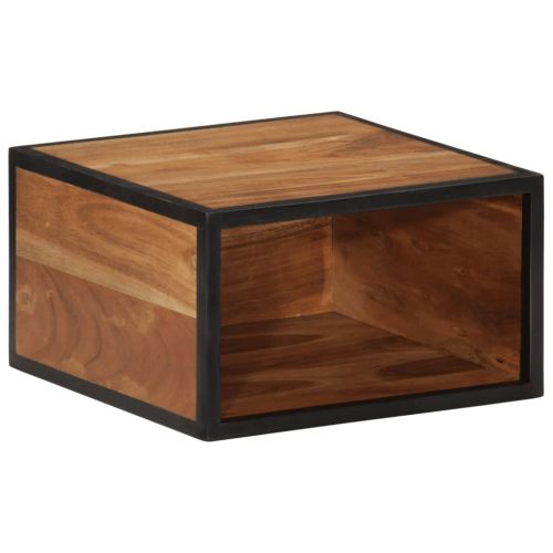 Стенно нощно шкафче 35x35x20 см масивна акация