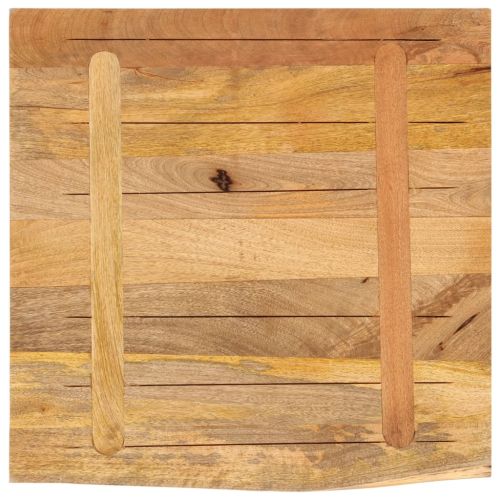 Плот на маса 80x80x3,8 cm Жив ръб Масивна дървесина Грубо манго