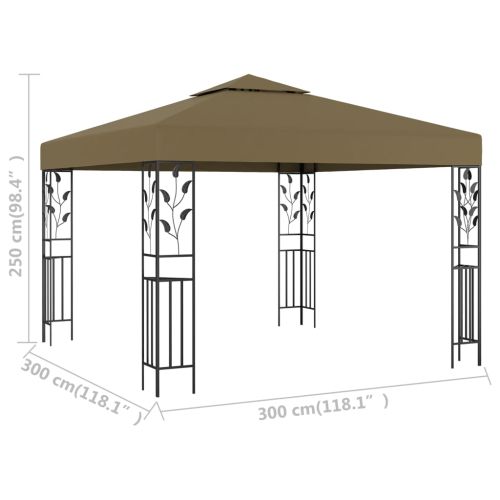 Шатра, 3x3 м, таупе, 180 г/м²