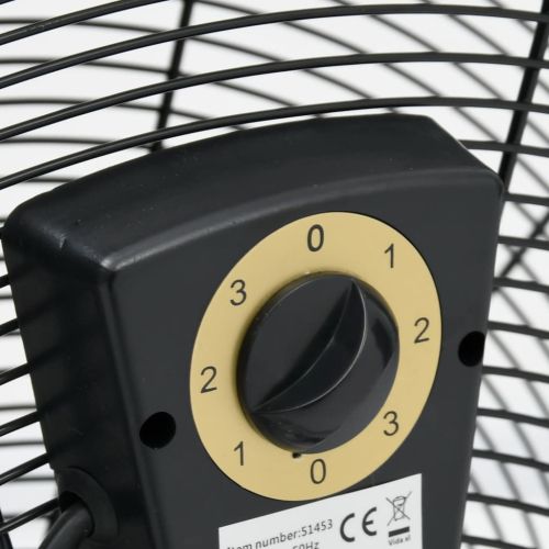 Индустриален барабанен вентилатор, 60 см, 172,5 W, черен