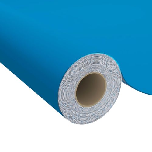 Самозалепващо фолио за мебели, лазурносиньо, 500х90 см, PVC