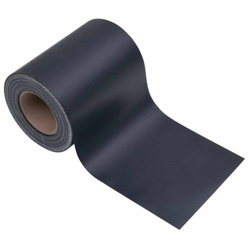 PVC лента за поверителност 35x0,19 м, матово тъмносива