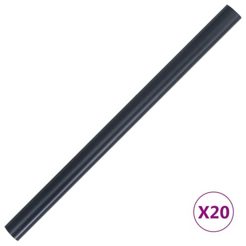 PVC лента за поверителност 35x0,19 м, матово тъмносива