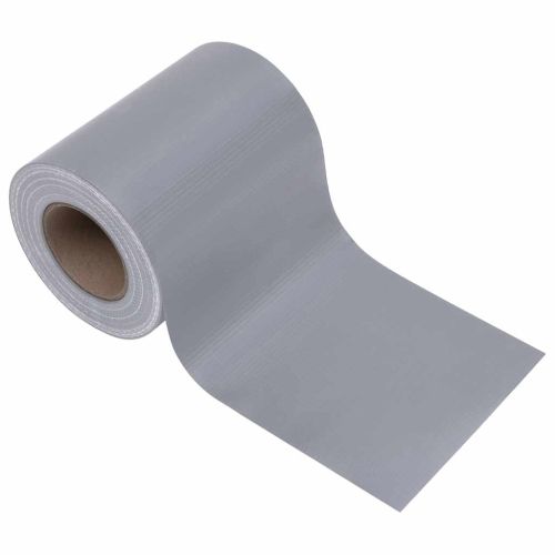 PVC лента за поверителност 35x0,19 м, матово светло сива