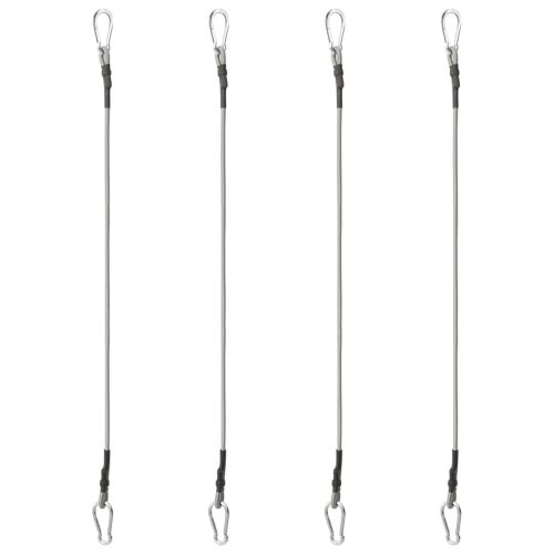 310252 Ropes with Carabiner 4 pcs Rubber