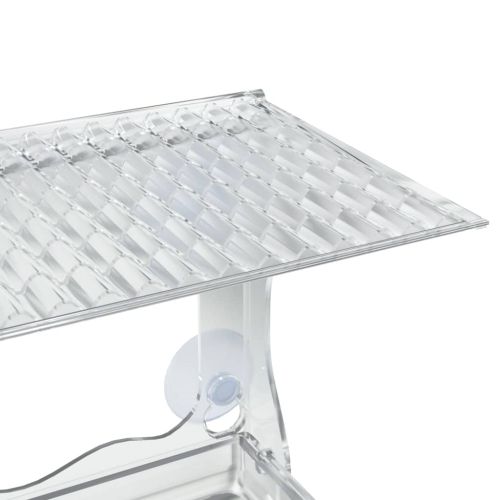 Хранилки за птици за прозорец, 2 бр, акрил, 30x12x15 см