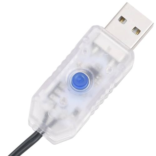 Компактен LED стринг с 400 LED пастелен многоцветен 13 м PVC