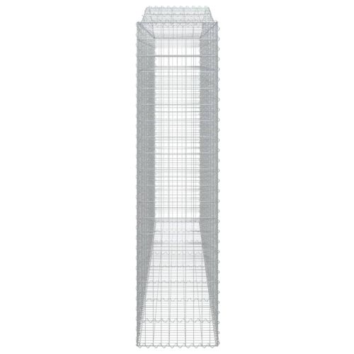 Дъговидна габионна кошница 400x50x200/220 см поцинковано желязо
