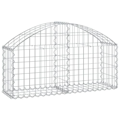 Дъговидна габионна кошница 100x30x40/60 см поцинковано желязо