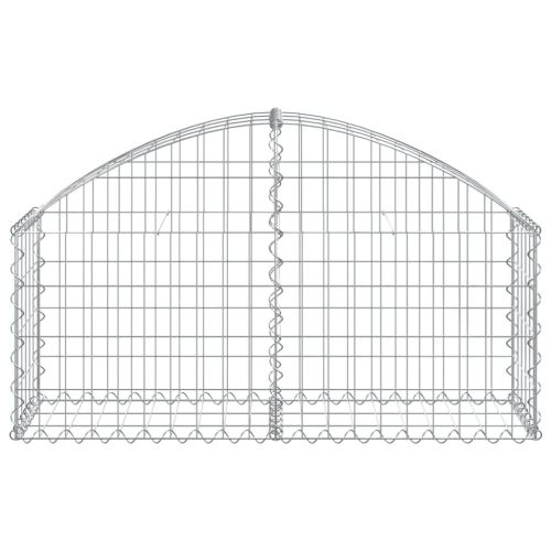 Дъговидна габионна кошница 100x30x40/60 см поцинковано желязо
