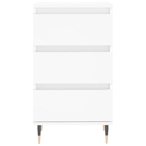 Бюфет бял 40x35x70 см инженерно дърво
