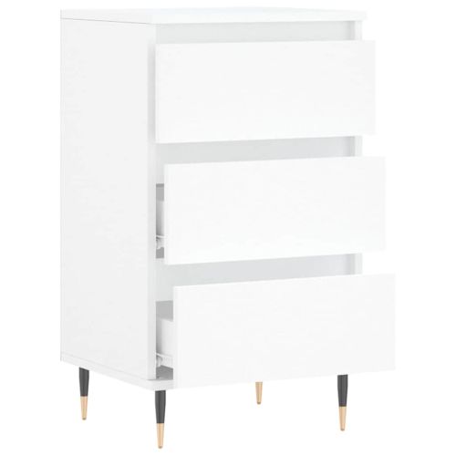Бюфет бял 40x35x70 см инженерно дърво