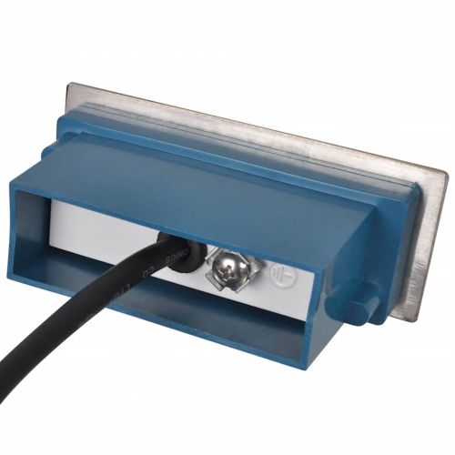 LED лампи за вграждане за стълбище, 2 бр, 44x111x56 мм