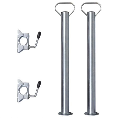 2 Подпорни тръби с 2 вала за опорно колело 48 мм