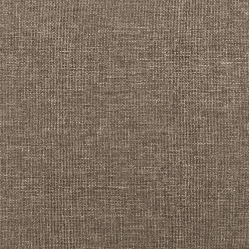 Горна табла за легло с уши, таупе, 203x23x78/88 см, плат