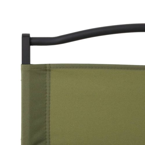 Къмпинг столове 2 бр зелени 54x55x78 см Оксфорд плат