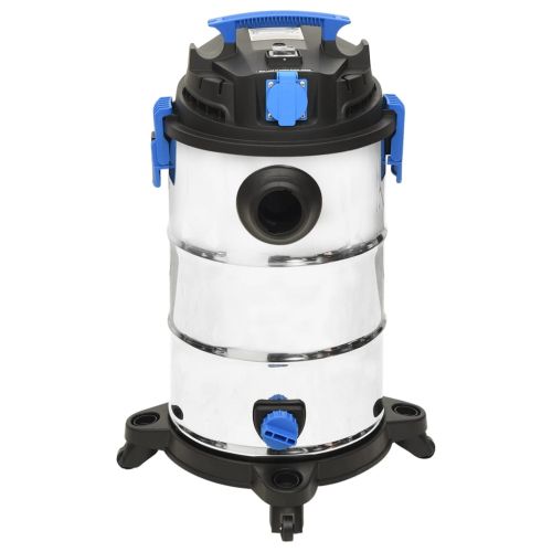 Прахосмукачка за мокро и сухо почистване 1200 W 30 л сребриста