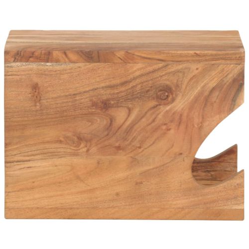 Стенна стойка за велосипед, 35x25x25 см, акациево дърво масив