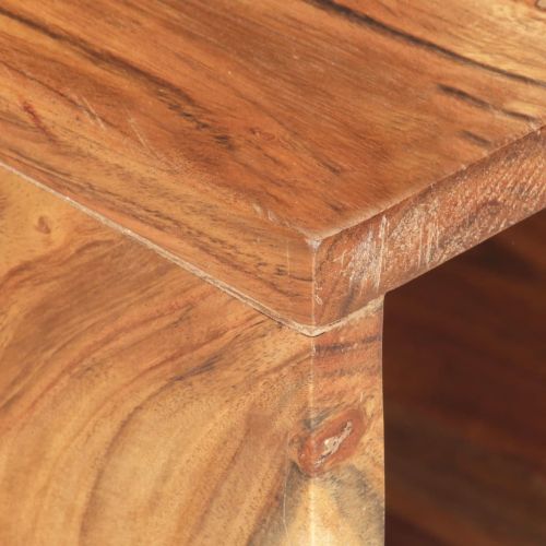 Стенна стойка за велосипед, 35x25x25 см, акациево дърво масив