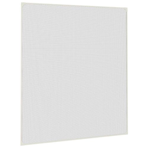 Магнитна мрежа против насекоми за прозорци, бяла, 130x150 см