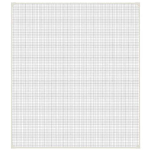 Магнитна мрежа против насекоми за прозорци, бяла, 130x150 см
