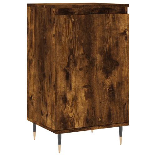 Бюфет опушен дъб 40x35x70 см инженерно дърво
