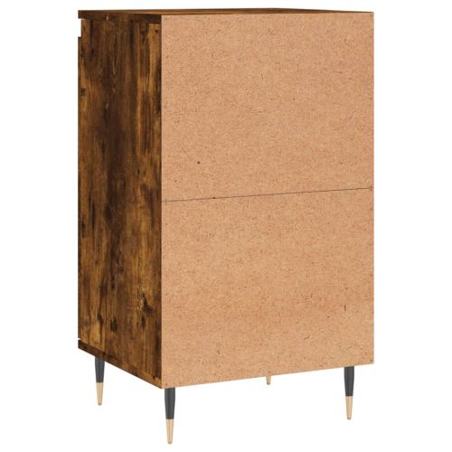 Бюфет опушен дъб 40x35x70 см инженерно дърво