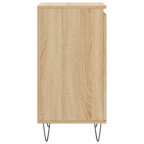 Бюфети 2 бр дъб сонома 40x35x70 см инженерно дърво