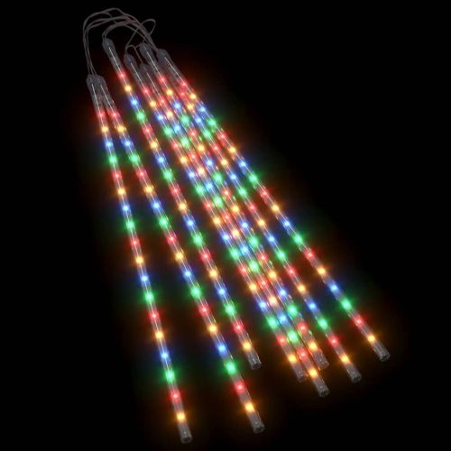 Светещи метеори 8 бр 50 см цветни 288 LED закрито/открито