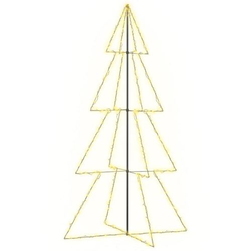 Коледна елха конус, 360 LED, за закрито и открито, 143x250 см
