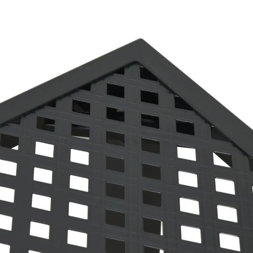 Градинска маса антрацит 165x80x72 cм стомана