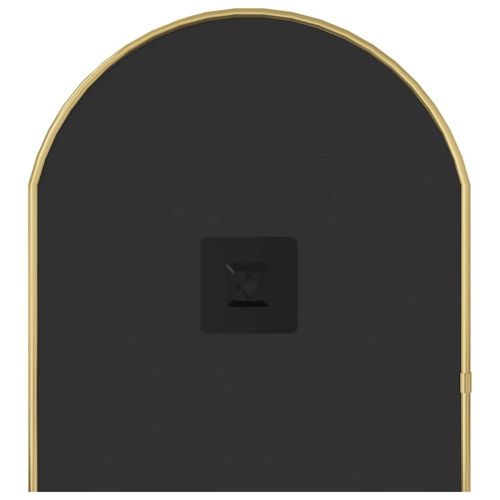 Стенно огледало злато 70x30 см овално