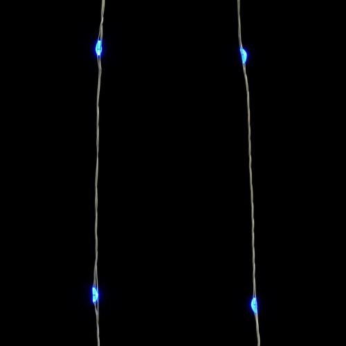 LED микро стринг лампички 40 м 400 LED сини 8 функции