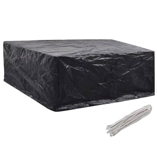 Покривала за градински мебели 2 бр 10 капси 260x260x90 см