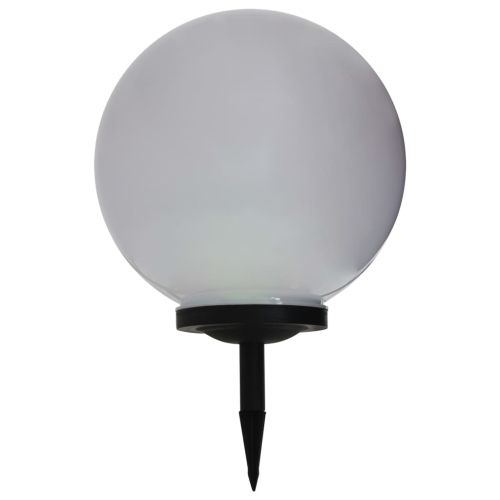 Външни соларни лампи 2 бр LED сферични 40 см RGB