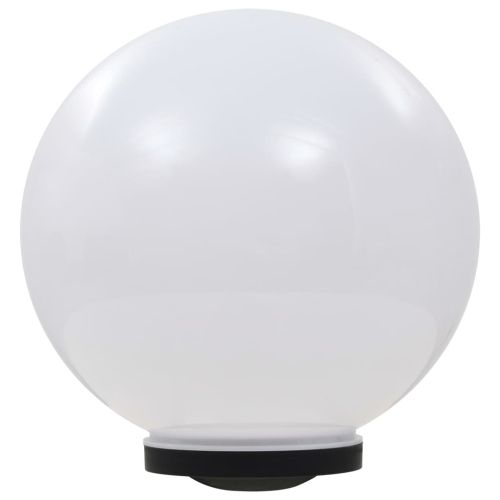 Външни соларни лампи 2 бр LED сферични 40 см RGB